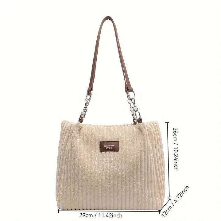 Amanda™ – Corduroy Shopper