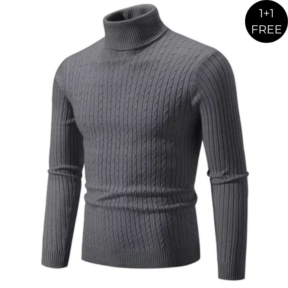 Enzo | Warm Turtleneck Knit Sweater (Buy 1, Get 1 FREE)