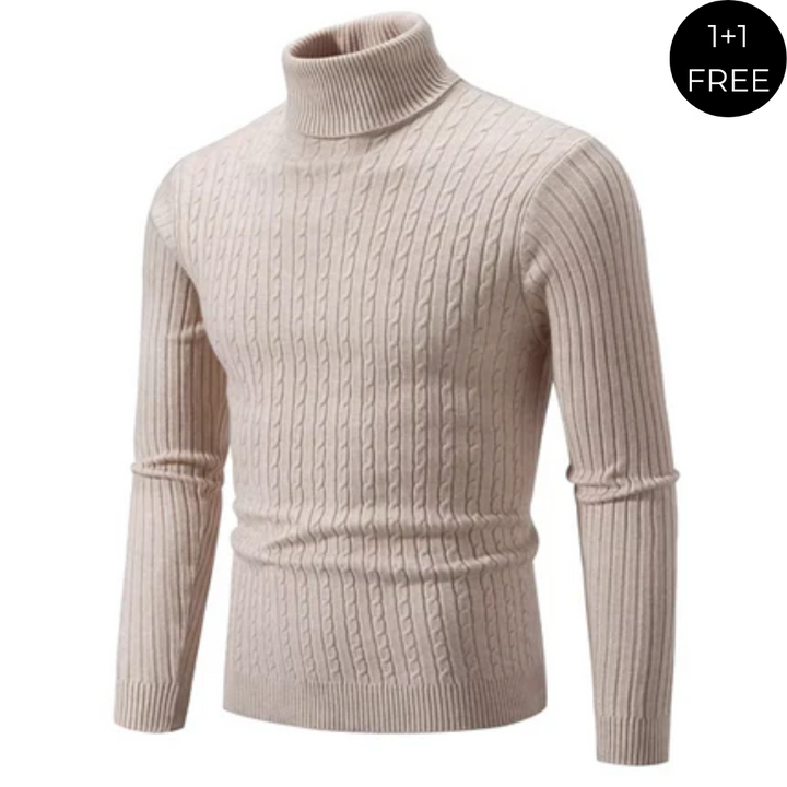 Enzo | Warm Turtleneck Knit Sweater (Buy 1, Get 1 FREE)