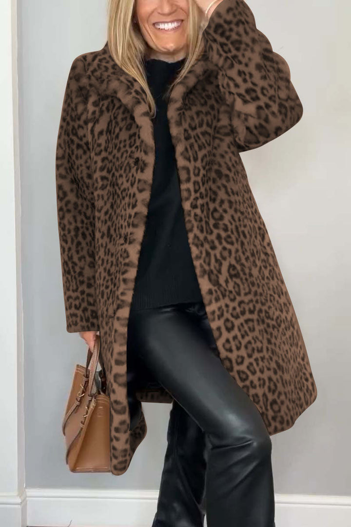 Elsa - Leopard Print Coat