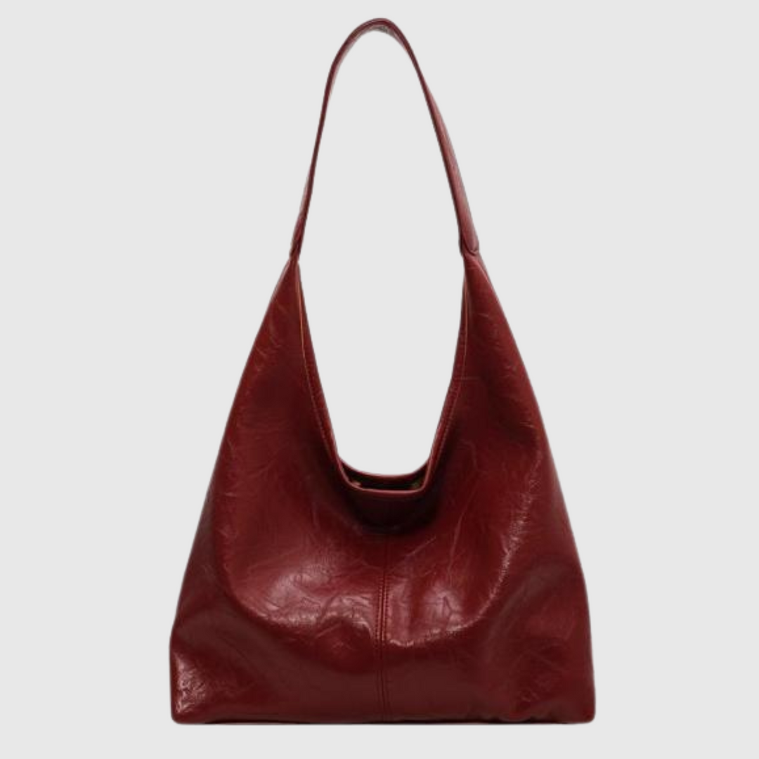 Womenbag Olive | Leather Shopping Bag