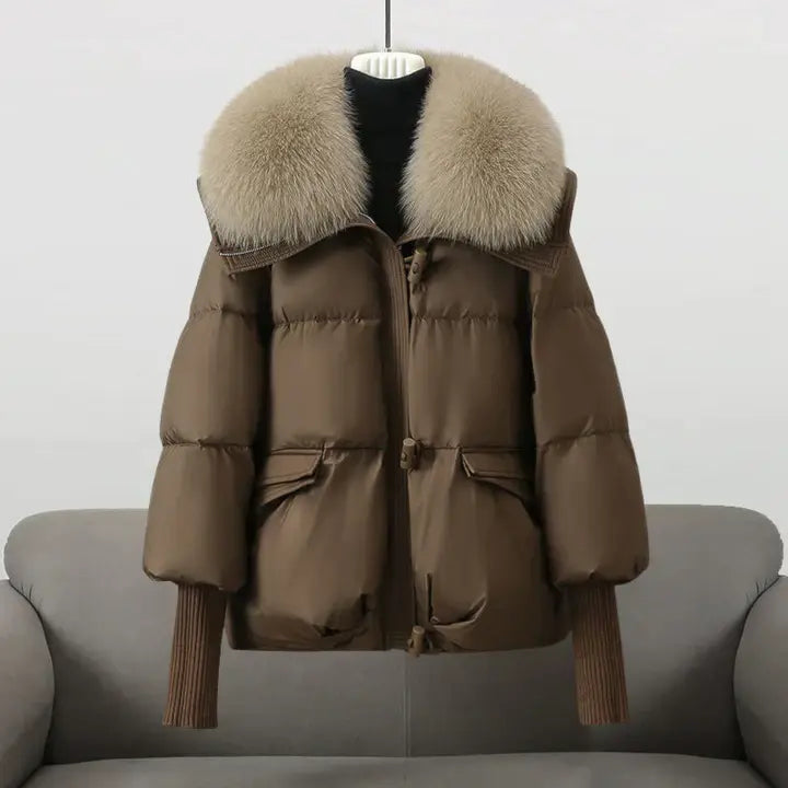 CHRISTINA® – Winter Jacket with Luxurious Fur Collar