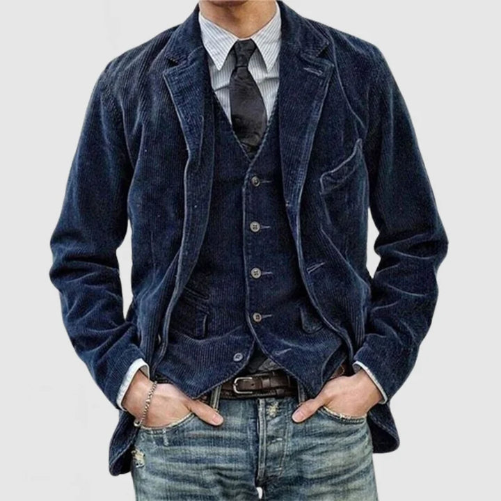 Arthur™ - Elegant Corduroy Blazer and Vest Set