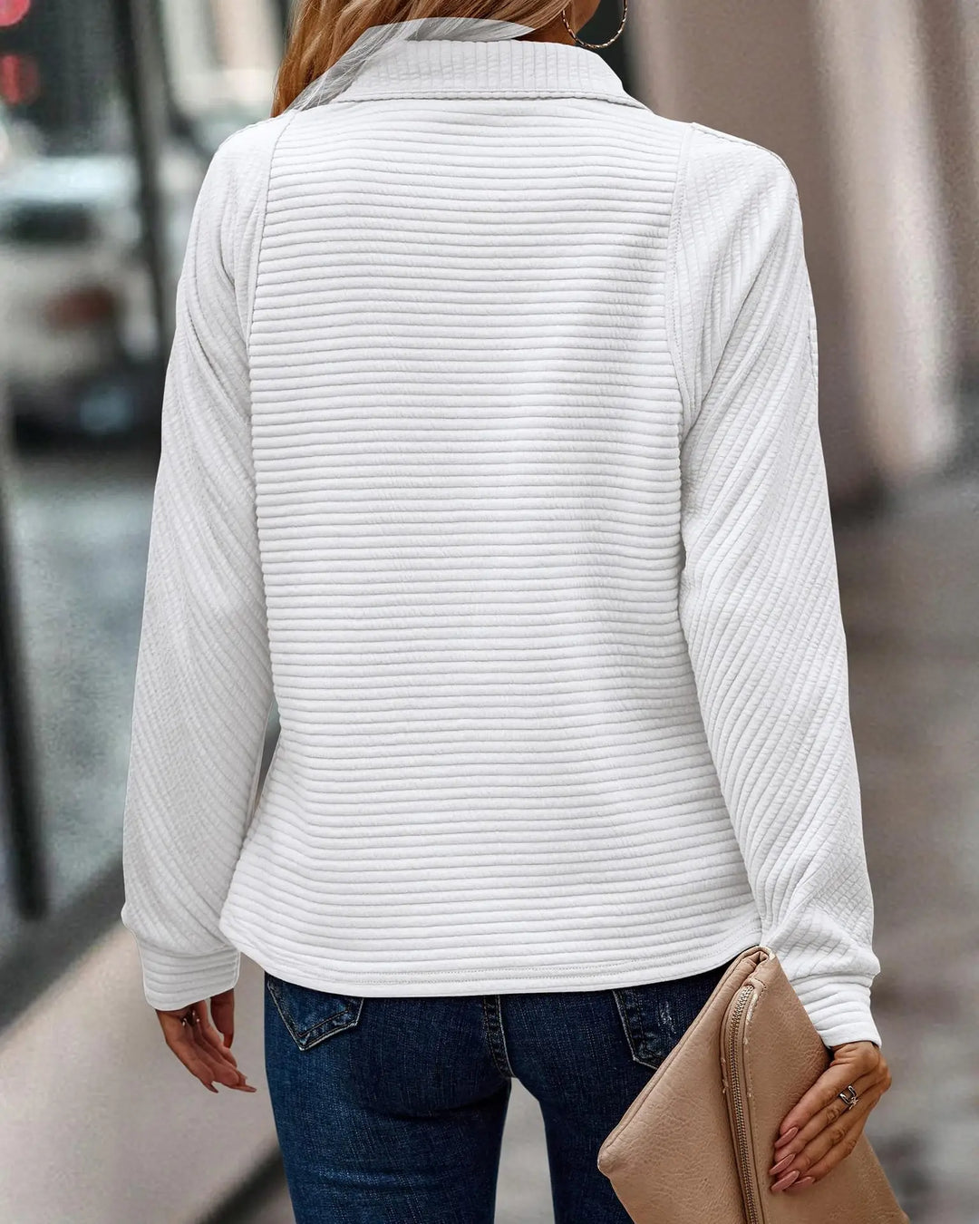 Elise | Elegant V-Neck Sweater