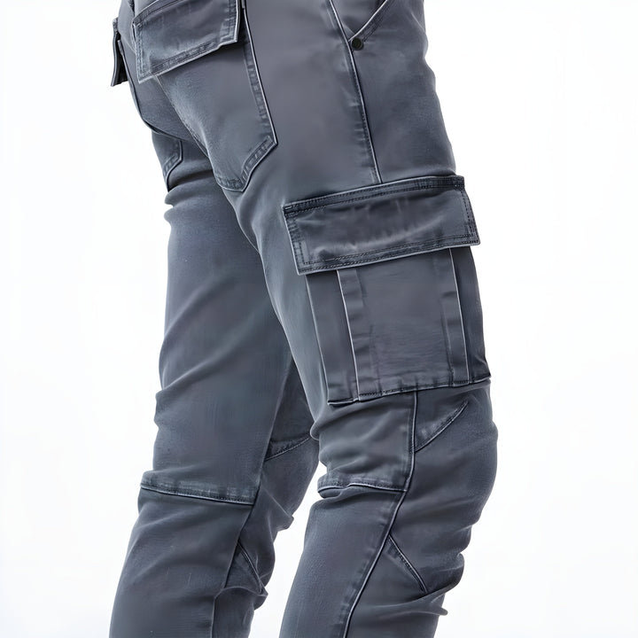 Carlo Pelli – Stretch Denim Cargo Pants