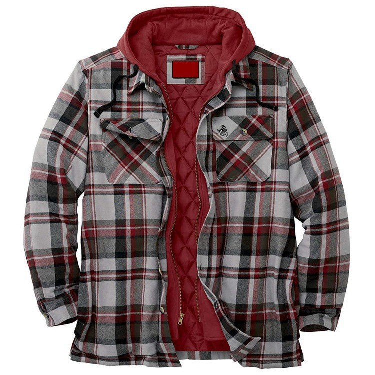 Filippo™ | Flannel Jacket with Hood