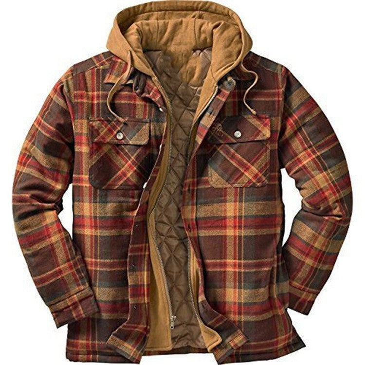 Filippo™ | Flannel Jacket with Hood