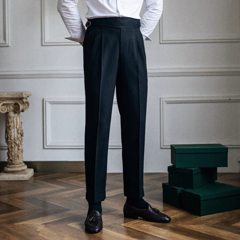 Connor | High-Waisted Tailored Trousers