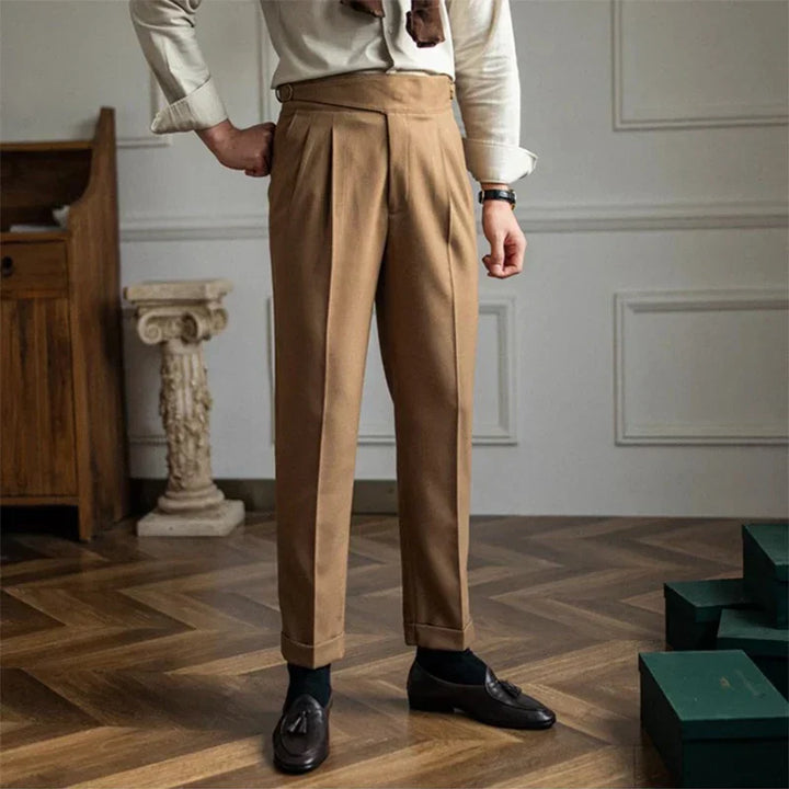 Connor | High-Waisted Tailored Trousers