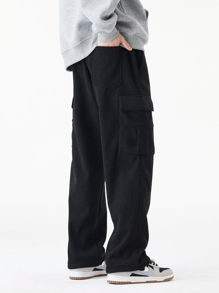 Leo | Woolen Corduroy Cargo Pants