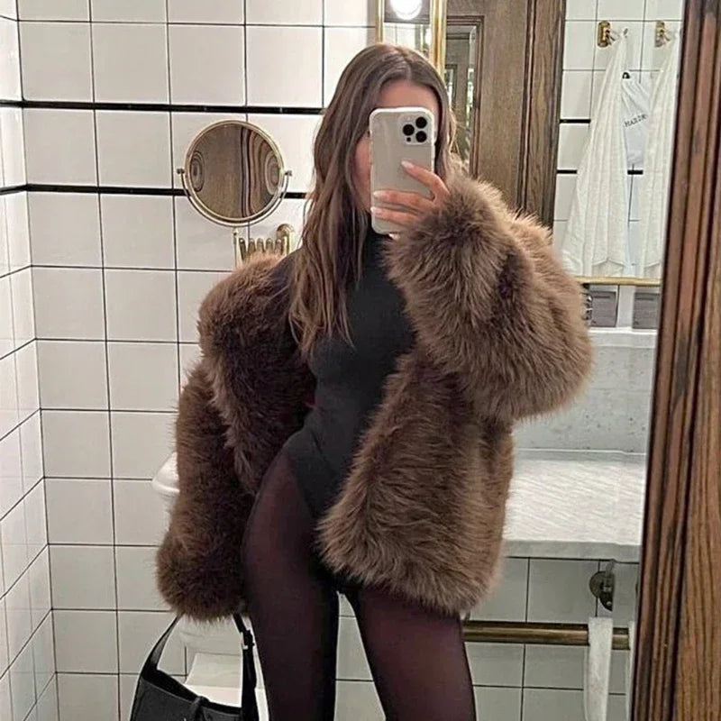 Angelina - Faux Fur Jacket