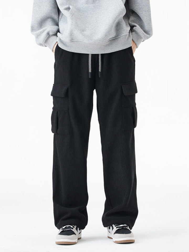 Leo | Woolen Corduroy Cargo Pants