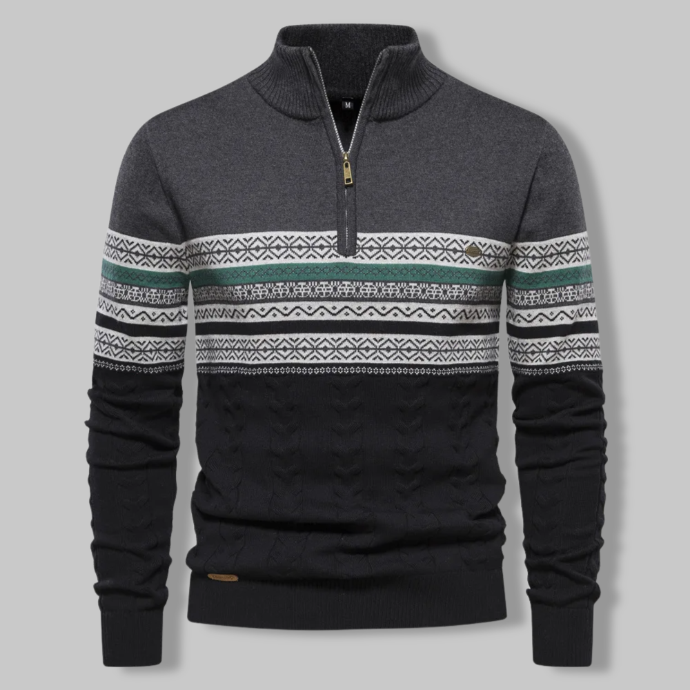 Alpina Quarter Zip Sweater