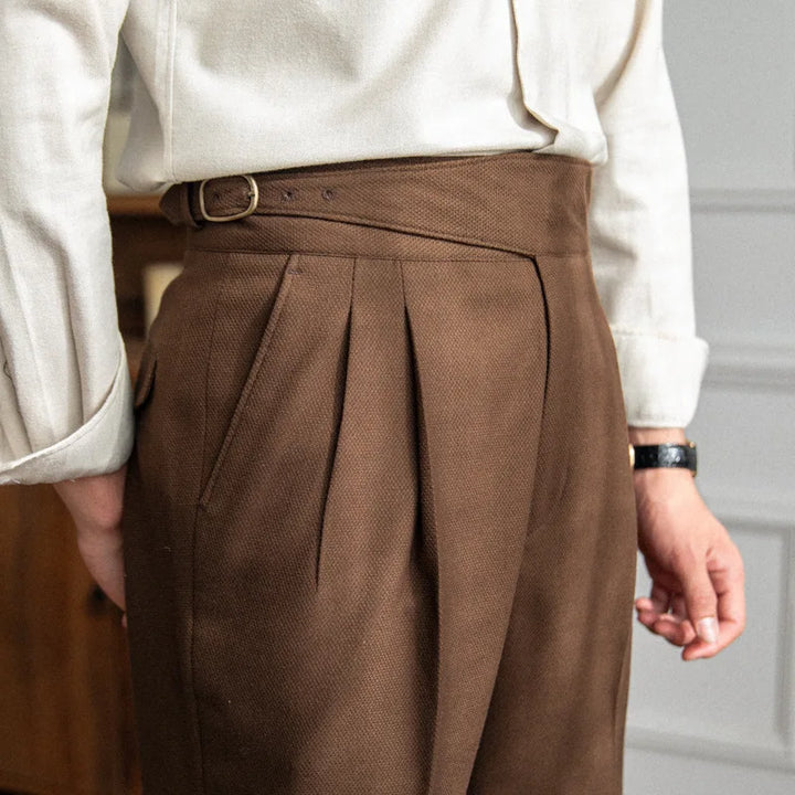 Connor | High-Waisted Tailored Trousers