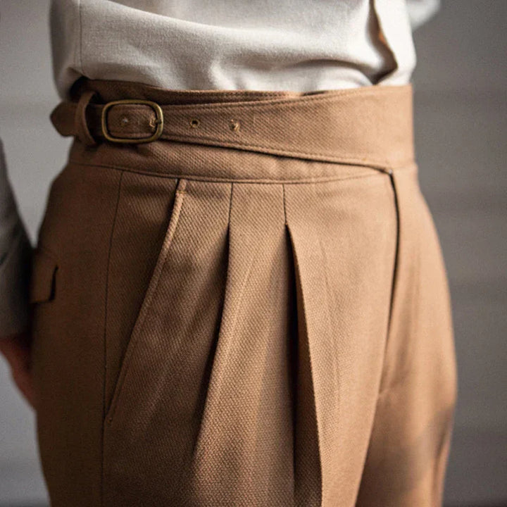 Connor | High-Waisted Tailored Trousers