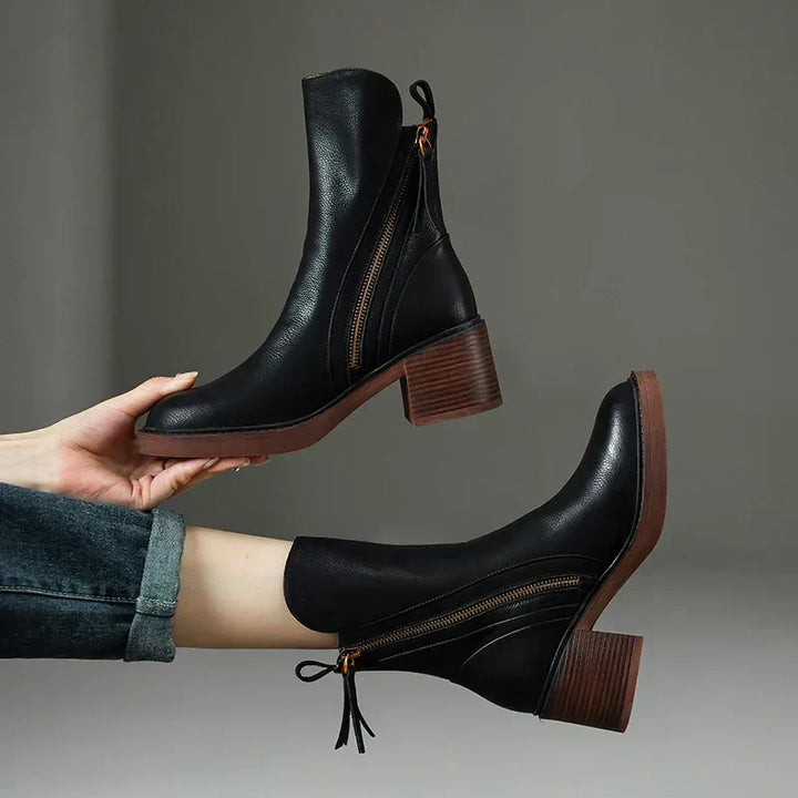 Isolde | Leather Ankle Boots