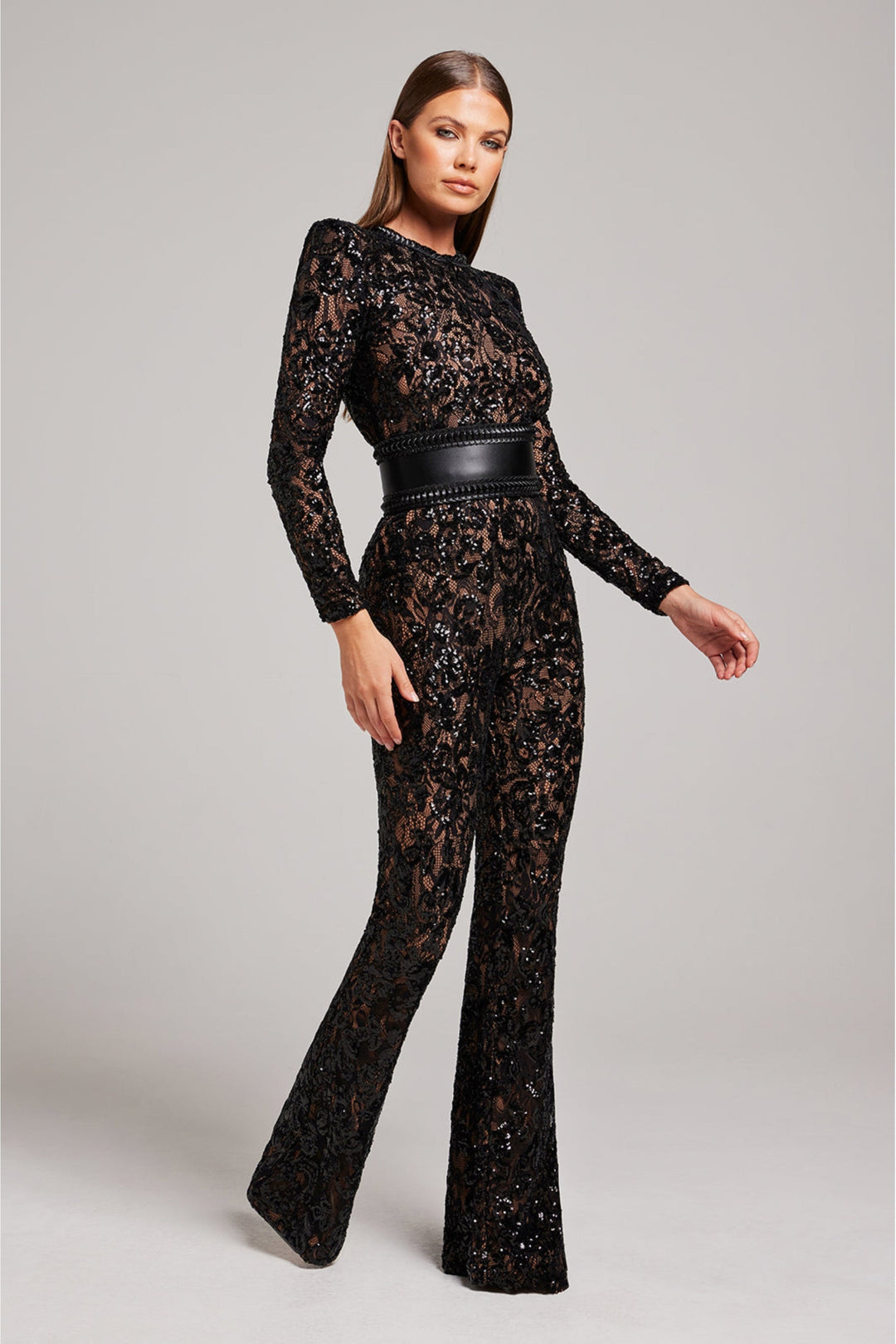 Midnight | Lace Luxe Jumpsuit