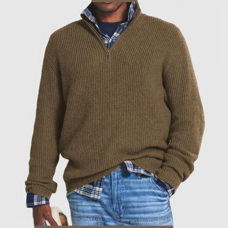 Finn - Essential Zip Neck Sweater