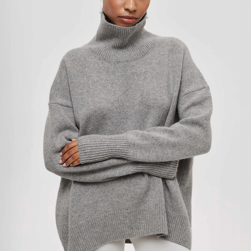 Amelia - Knitted Turtleneck Sweater