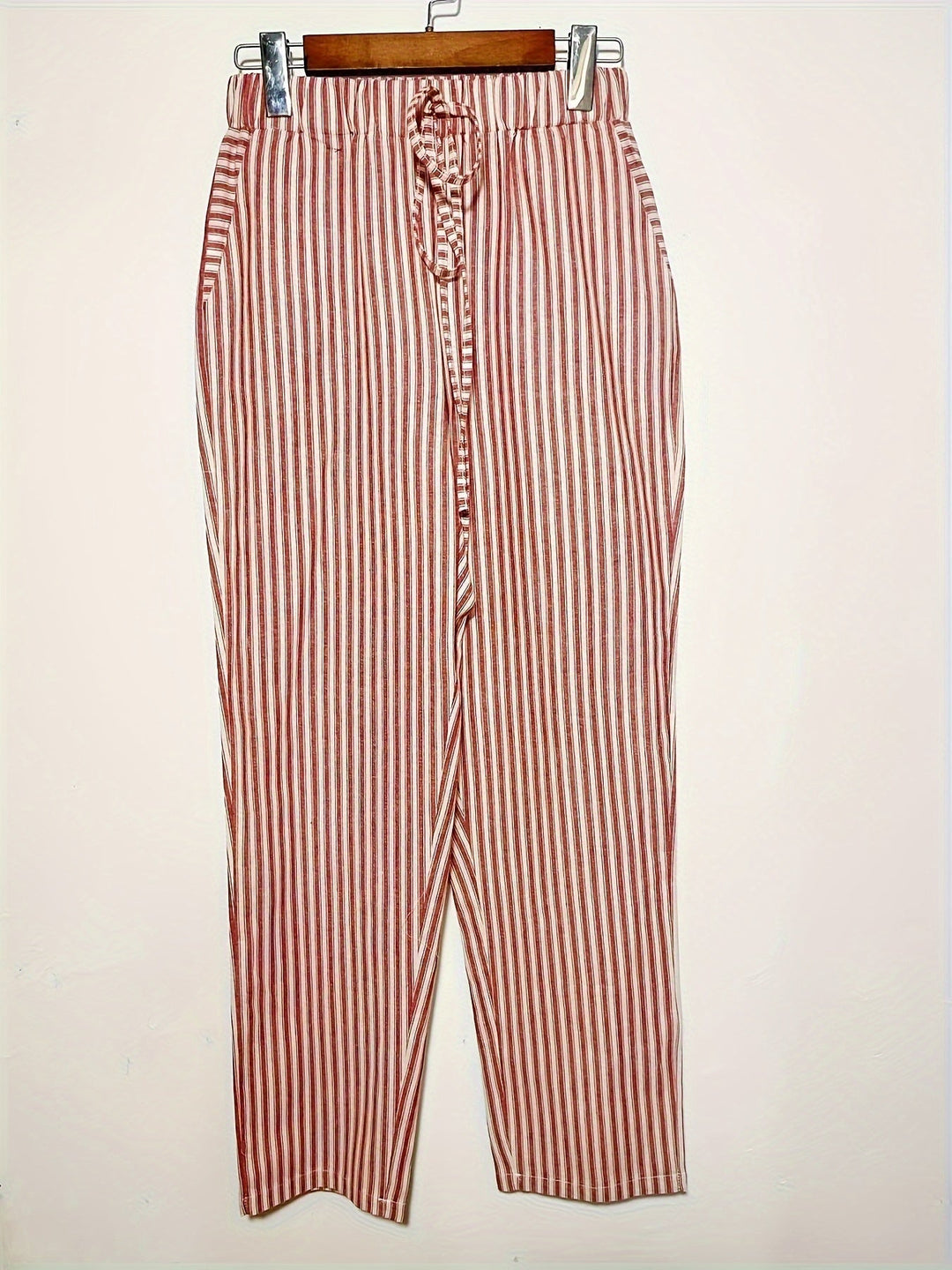 Norah - Striped Summer Trousers