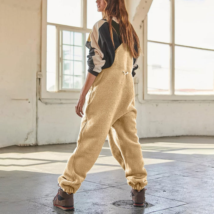 Marie™ - Adjustable Fleece Jumpsuit in Corduroy