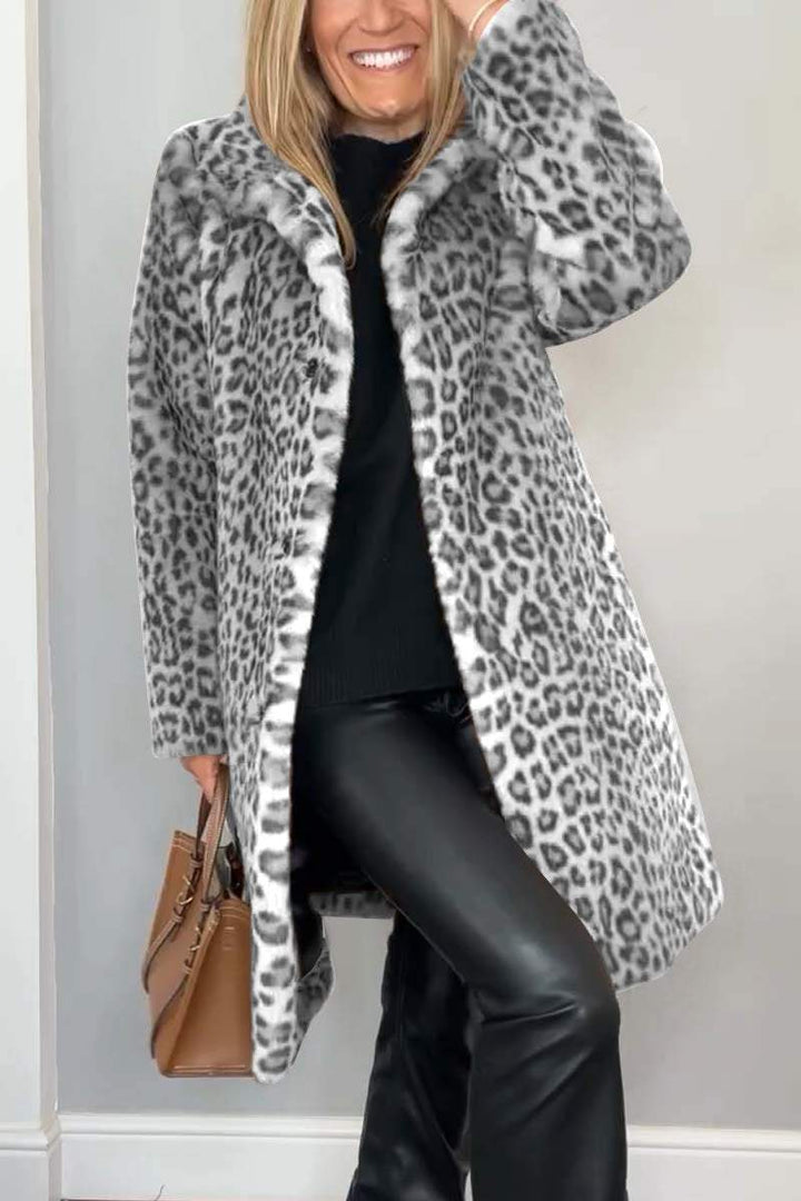 Elsa - Leopard Print Coat