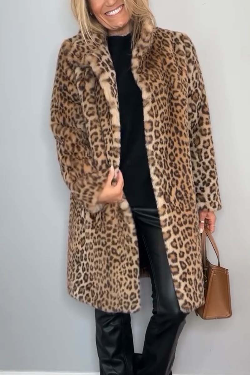 Elsa - Leopard Print Coat