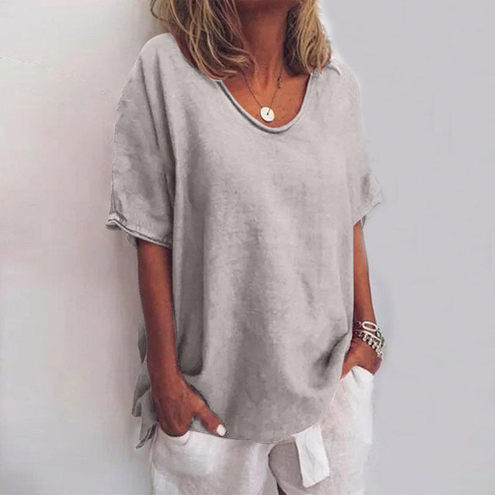 Heather - Relaxed Loose Fit Shirt