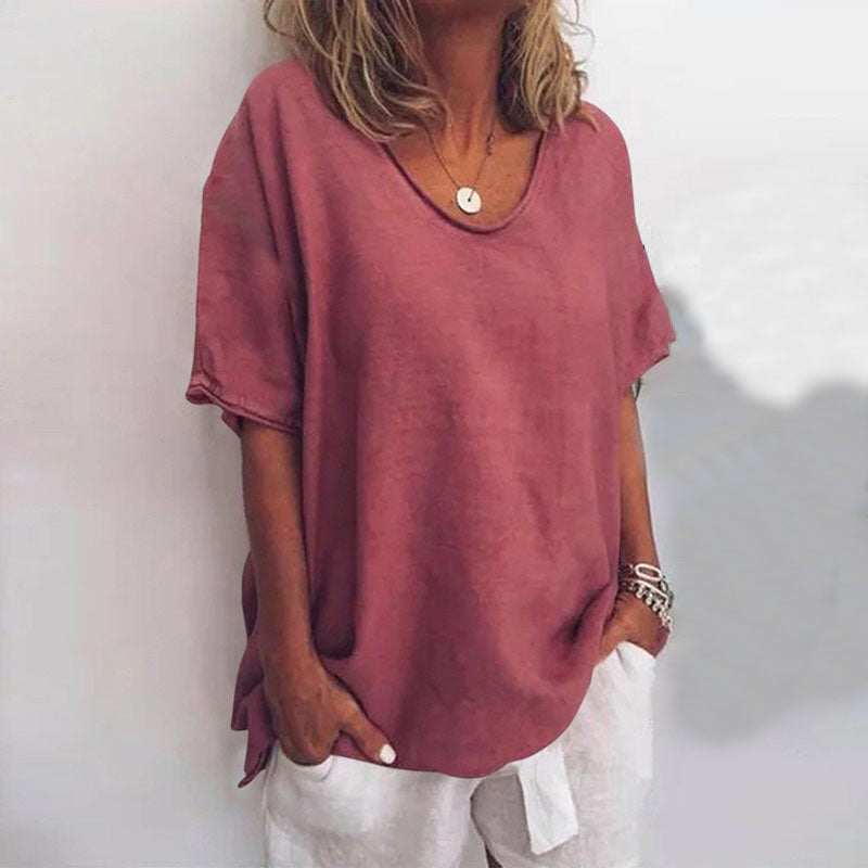 Heather - Relaxed Loose Fit Shirt